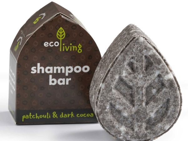 Ecoliving Solid Shampoo Bar - Patchouli & Dark Cocoa