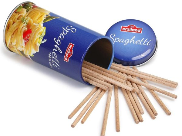 Erzi Spaghetti In A Tin Wooden Play Food