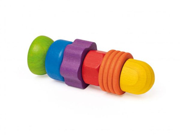 Erzi Screw-Turning Wooden Rainbow Game