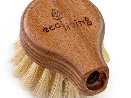 Ecoliving Wooden Long Handle Dish Brush Head