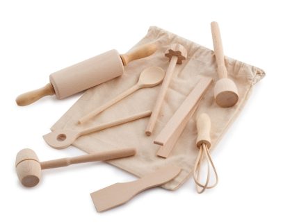 Ecoliving Wooden Mini Kitchen Utensil Children's Set
