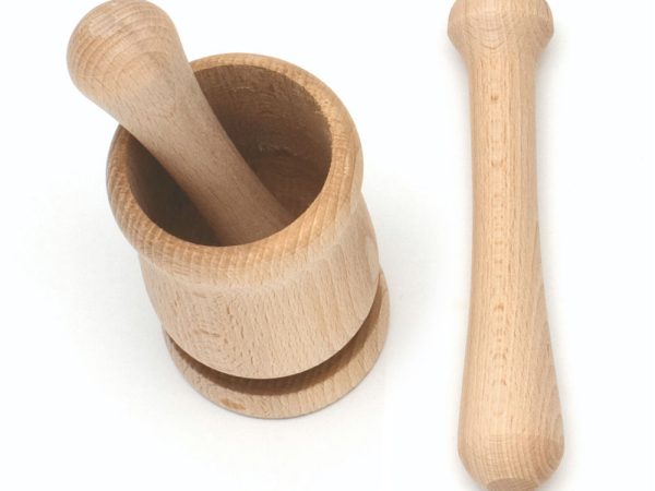 Ecoliving Wooden Pestle and Mortar