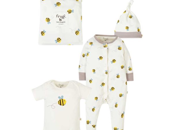 Frugi Buzzy Bee Baby Gift Set