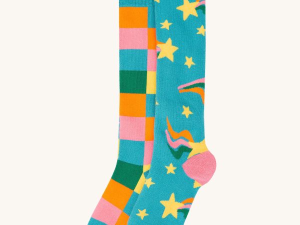 Frugi Brilliant Boot Socks 2 Pack - Rainbow
