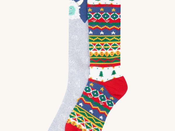 Frugi Brilliant Boot Socks 2 Pack - Yeti