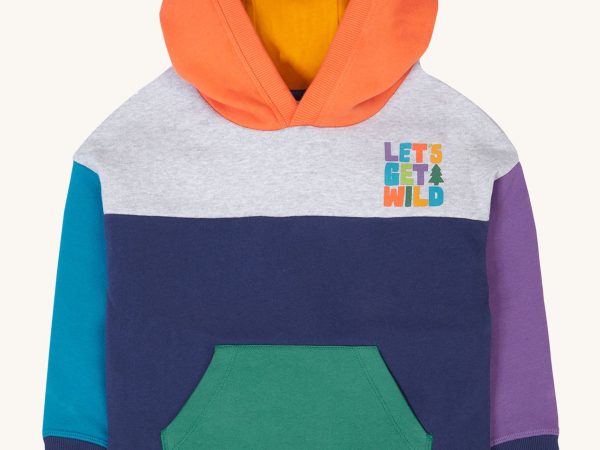 Frugi Ben Colour Block Hoodie - Hotchpotch