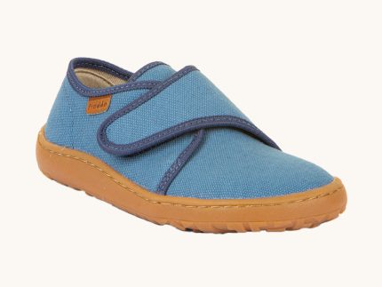 Froddo Barefoot Kids Canvas Slippers - Denim