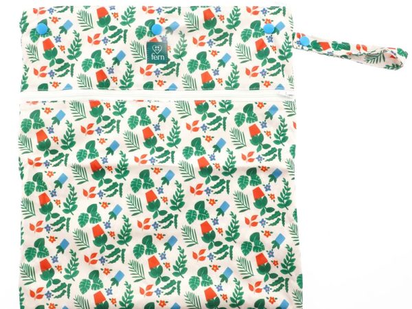 Fern x Babipur Large Wet Bag - Planty Babipurian
