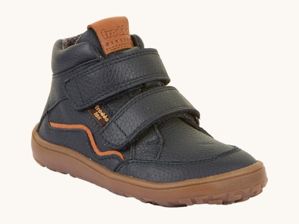 Froddo Barefoot TEX Kids Autumn Leather Shoes - Navy