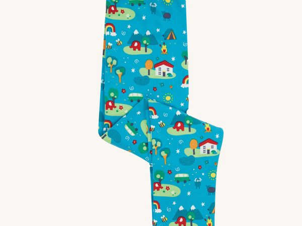 Frugi Babipur World Libby Printed Leggings