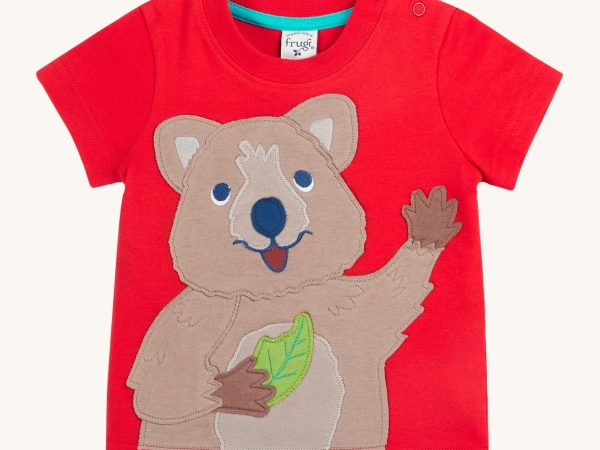 Frugi Carsen Applique T-Shirt - Quokka
