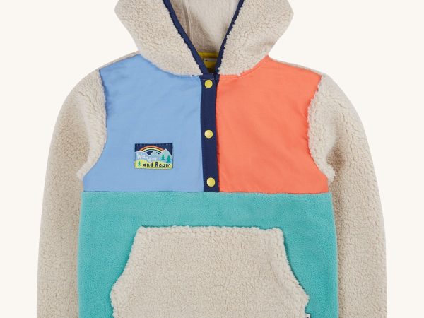 Frugi Casey Colour Block Fleece - Moss