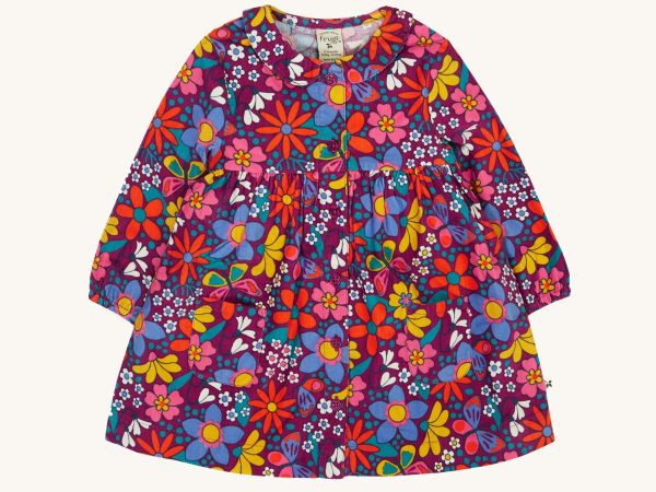 Frugi Chloe Corduroy Dress - Retro Floral