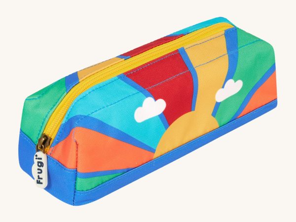 Frugi Crafty Pencil Case - Rainbow / Sun