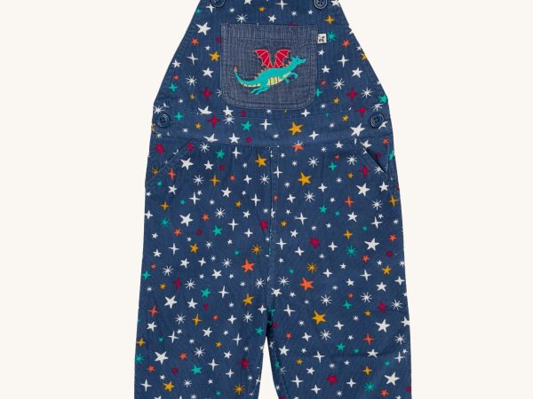 Frugi Durgan Cord Dungarees - Rainbow Galaxy