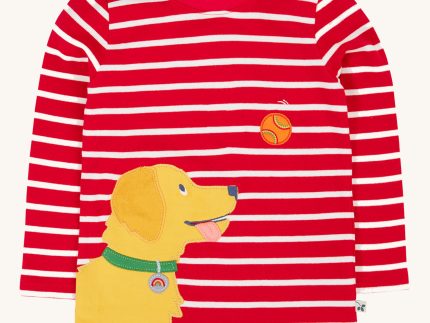 Frugi Discovery Circular Top - Berry Breton / Dog