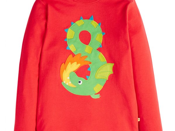 Frugi Dragon Magic Number Top 8-9 Years