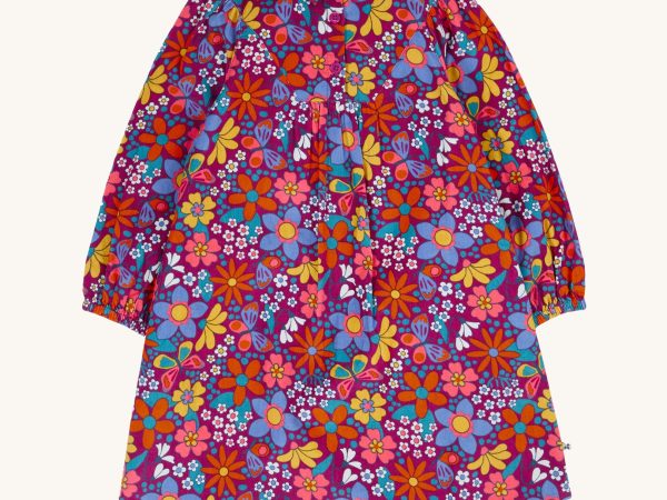 Frugi Elsie Corduroy Dress - Retro Floral