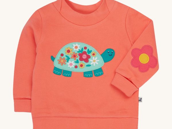 Frugi Easy On Jumper - Cantaloupe / Tortoise
