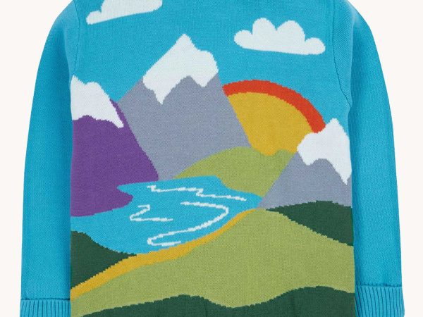 Frugi Elwood Knitted Jumper - Mountain Scene