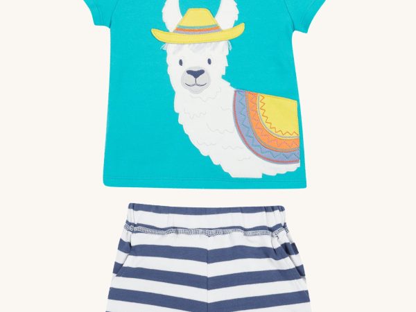 Frugi Easy On Outfit - Llama