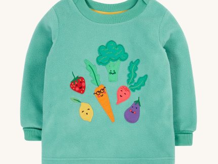 Frugi Easy On Polar Fleece Jumper - Veg