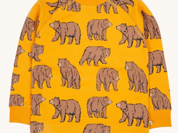 Frugi Ethan Printed Sweatshirt - Beary Wild