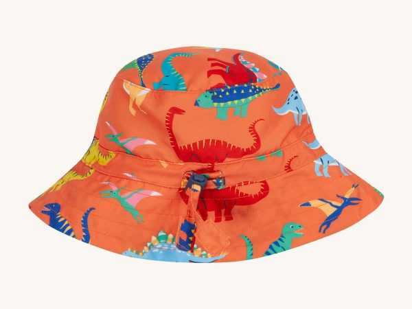 Frugi Harbour Adjustable Swim Hat - Dino-Roar!