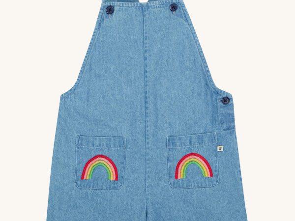 Frugi Hazel Denim Dungarees - Rainbow