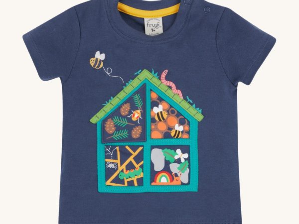 Frugi Interactive Applique T-Shirt - Bug Hotel