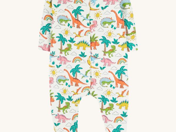 Frugi Lovely Babygrow - Dinoland