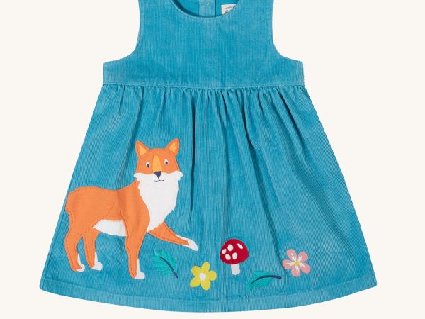 Frugi Lily Cord Dress - Boat Blue