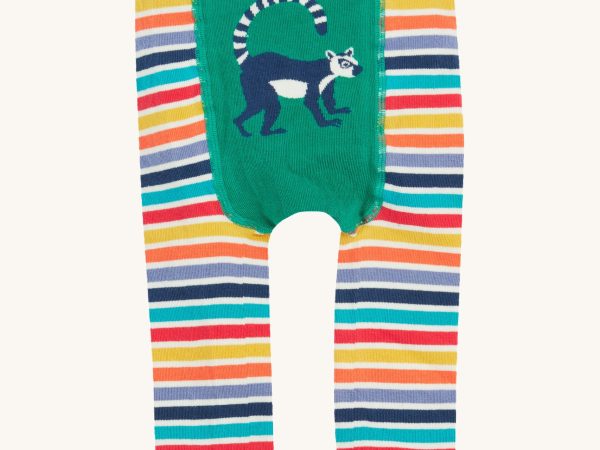 Frugi Little Knitted Leggings - Lemur