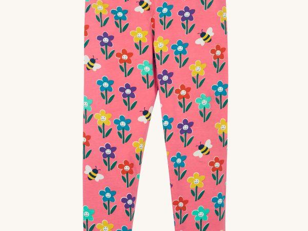 Frugi Libby Leggings - Tulip / Fun Flowers