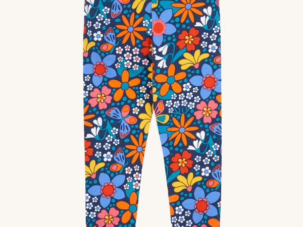 Frugi Leona Leggings - Navy / Retro Floral
