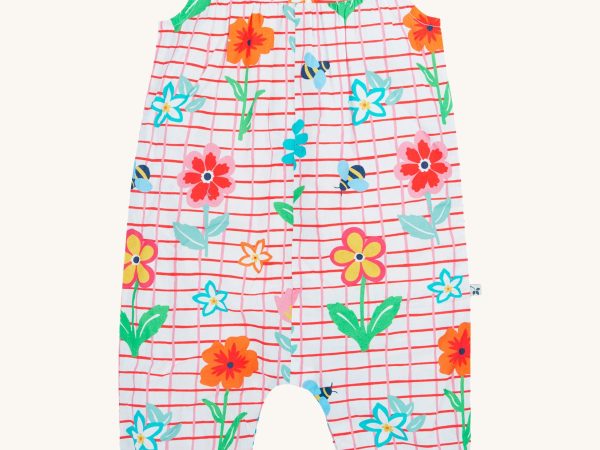 Frugi Lula Playsuit - Paint A Floral