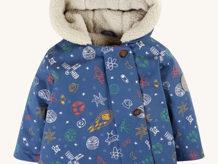 Frugi Little Penhale Parka - Dream Big/Navy