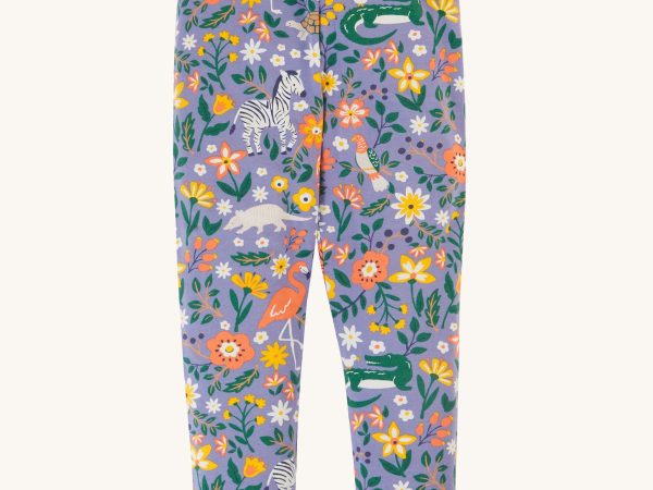 Frugi Libby Printed Leggings - Rainforest Friends
