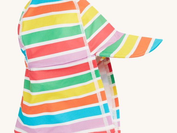 Frugi Little Swim Legionnaires Hat - Summer Stripe