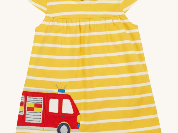 Frugi Layla Wrap Around Dress - Fire Engine