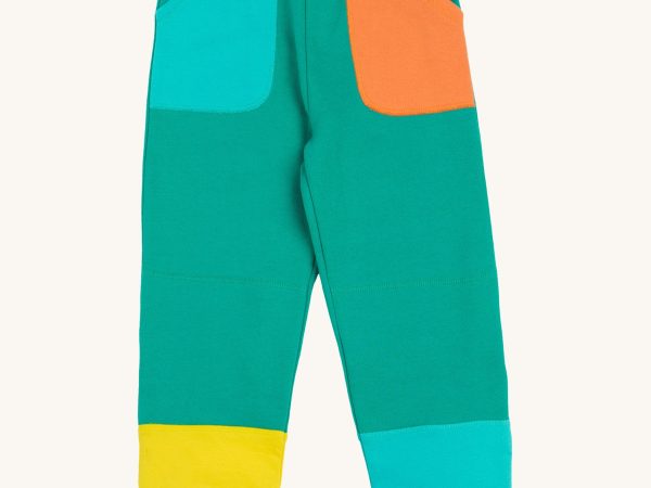 Frugi Malpas Colour Bock Joggers - Iguana / Multi