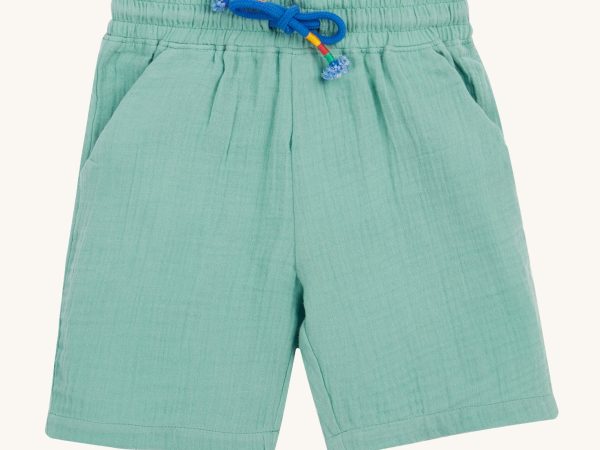 Frugi Mateo Muslin Shorts - Moss