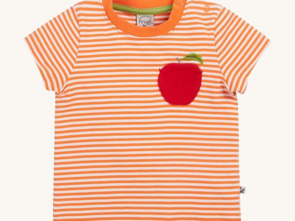 Frugi Marley Pocket T-Shirt - Apple