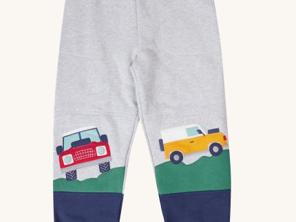 Frugi Malpas Placement Joggers - Grey / Trucks