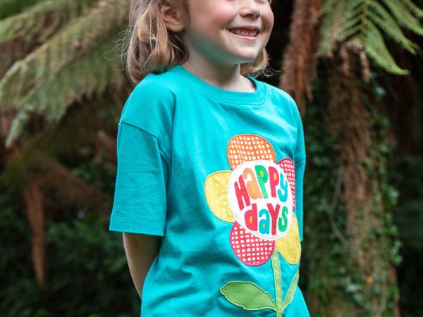 Frugi Mabe Relaxed T-Shirt - Happy Days
