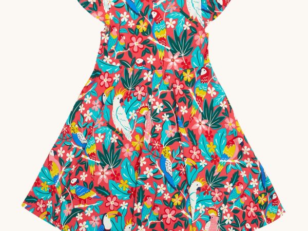 Frugi Morwenna Skater Dress - Birds Of Paradise