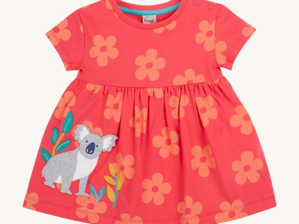 Frugi Millie Tunic Top - Floral Fun / Koala