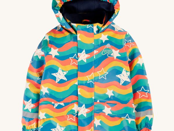Frugi Puddle Buster Coat - Wavy Stars