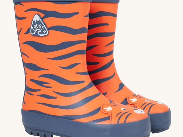 Frugi Puddle Buster Wellington Boots - Salamander/Tiger
