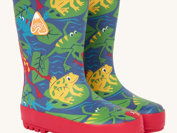 Frugi Puddle Buster Wellington Boots - Be Hoppy!